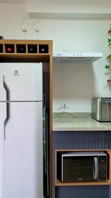 Novo A Duas Quadras Do Allianz - Cama Queen Apartamento *