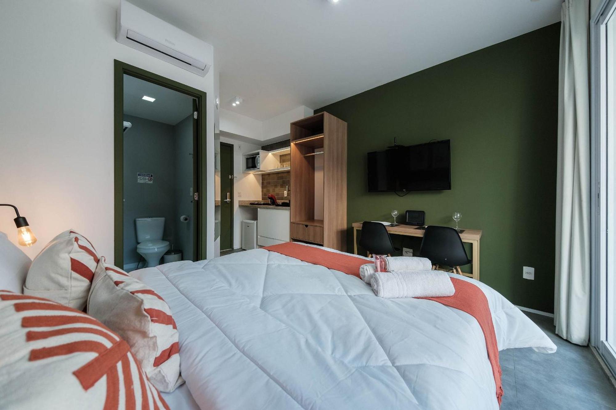 Lz414 - Conforto Na Luz: Apto Moderno Com Piscina Apartment *