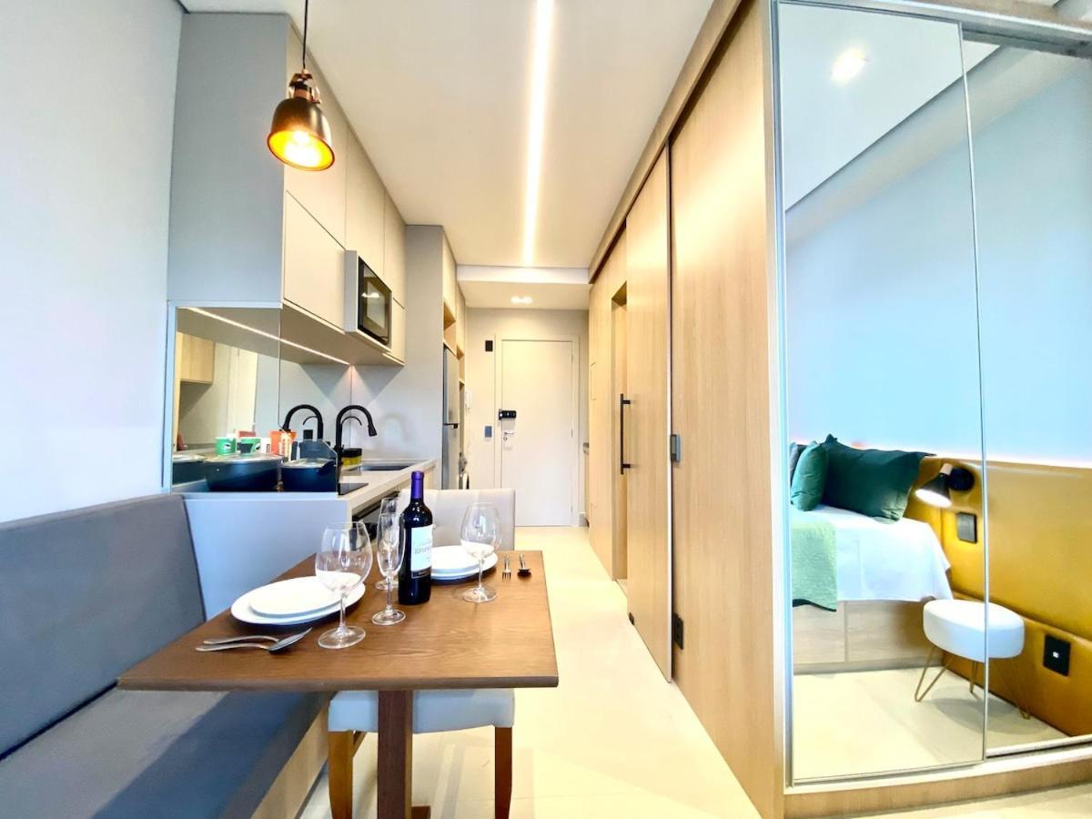 V1207 - Flat Inteligente Na Mariana | Metro Apartment