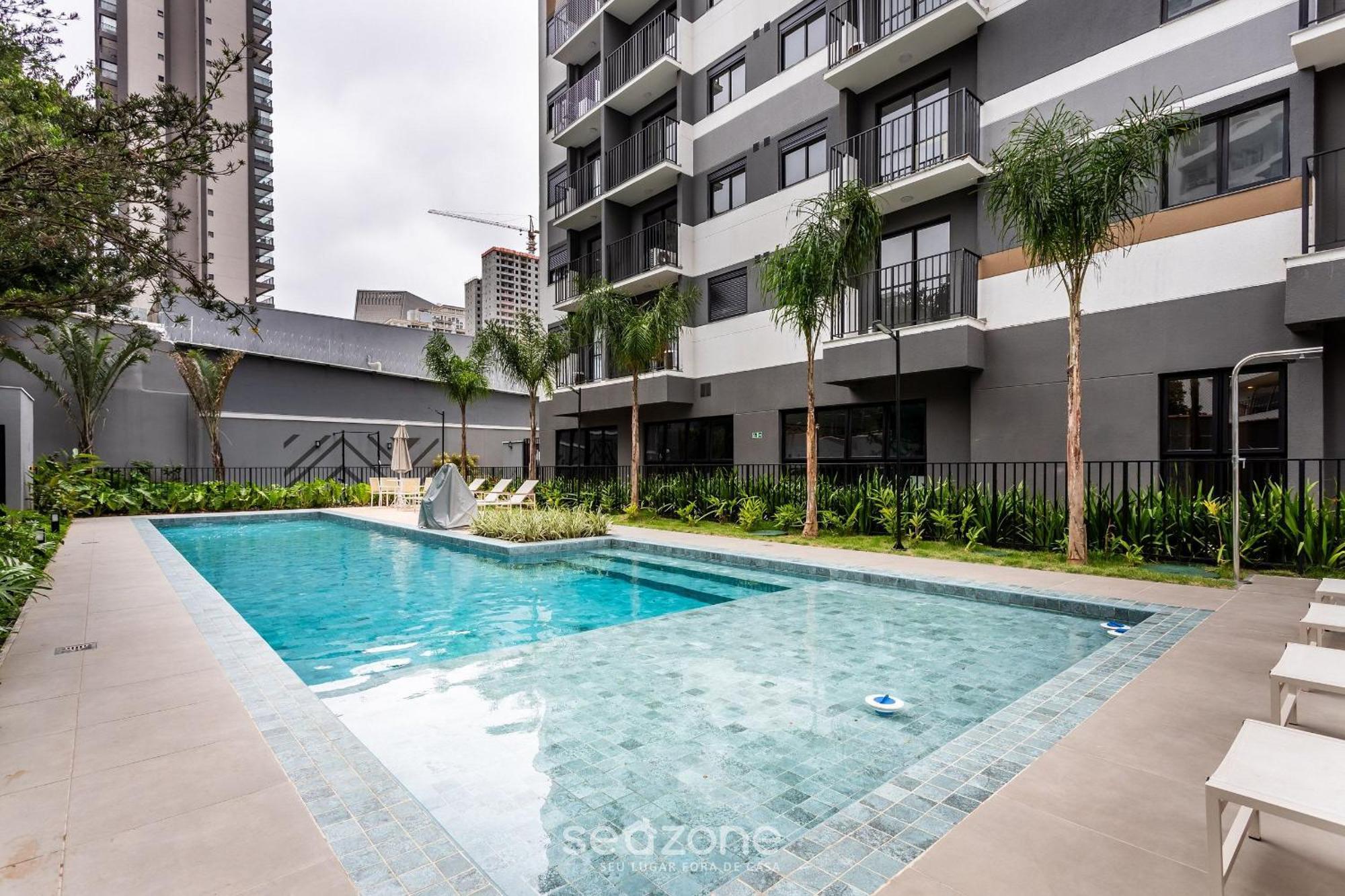 Predio C/ Piscina E Academia Em Pinheiros-sp - Vbp Apartamento