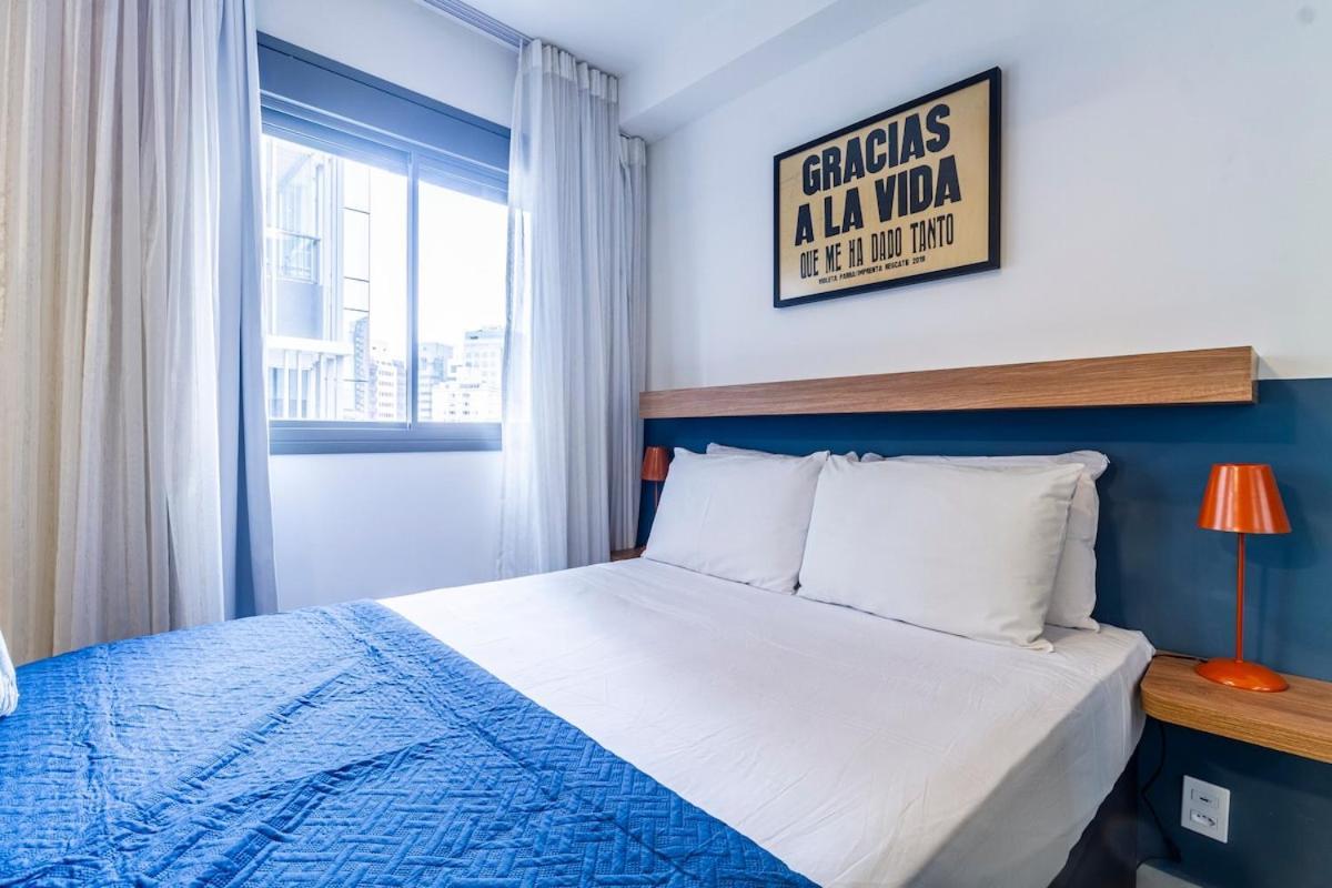 Apartamento Fl710 | Azul - Metro Faria Lima Com Piscina São Paulo