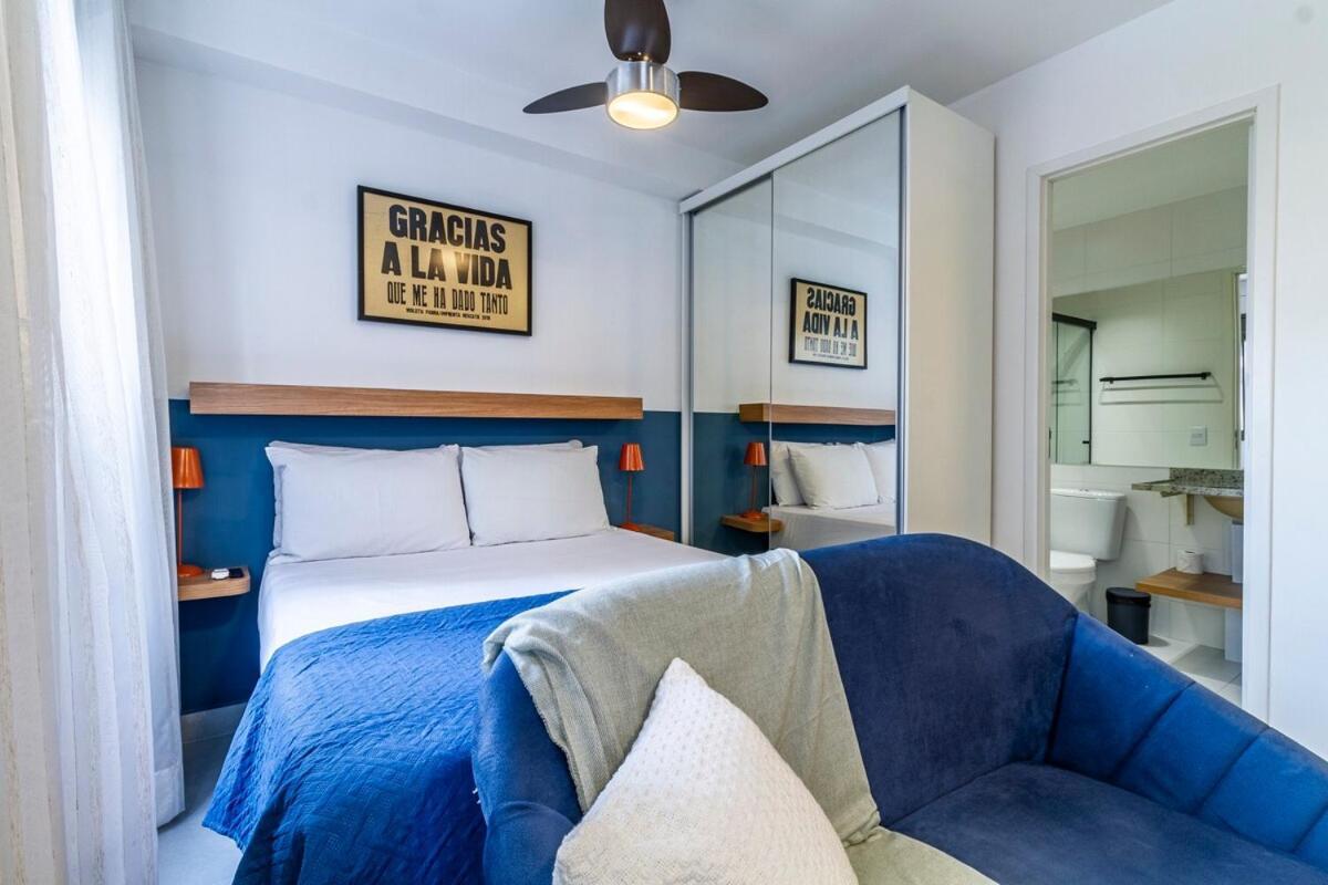 Apartamento Fl710 | Azul - Metro Faria Lima Com Piscina