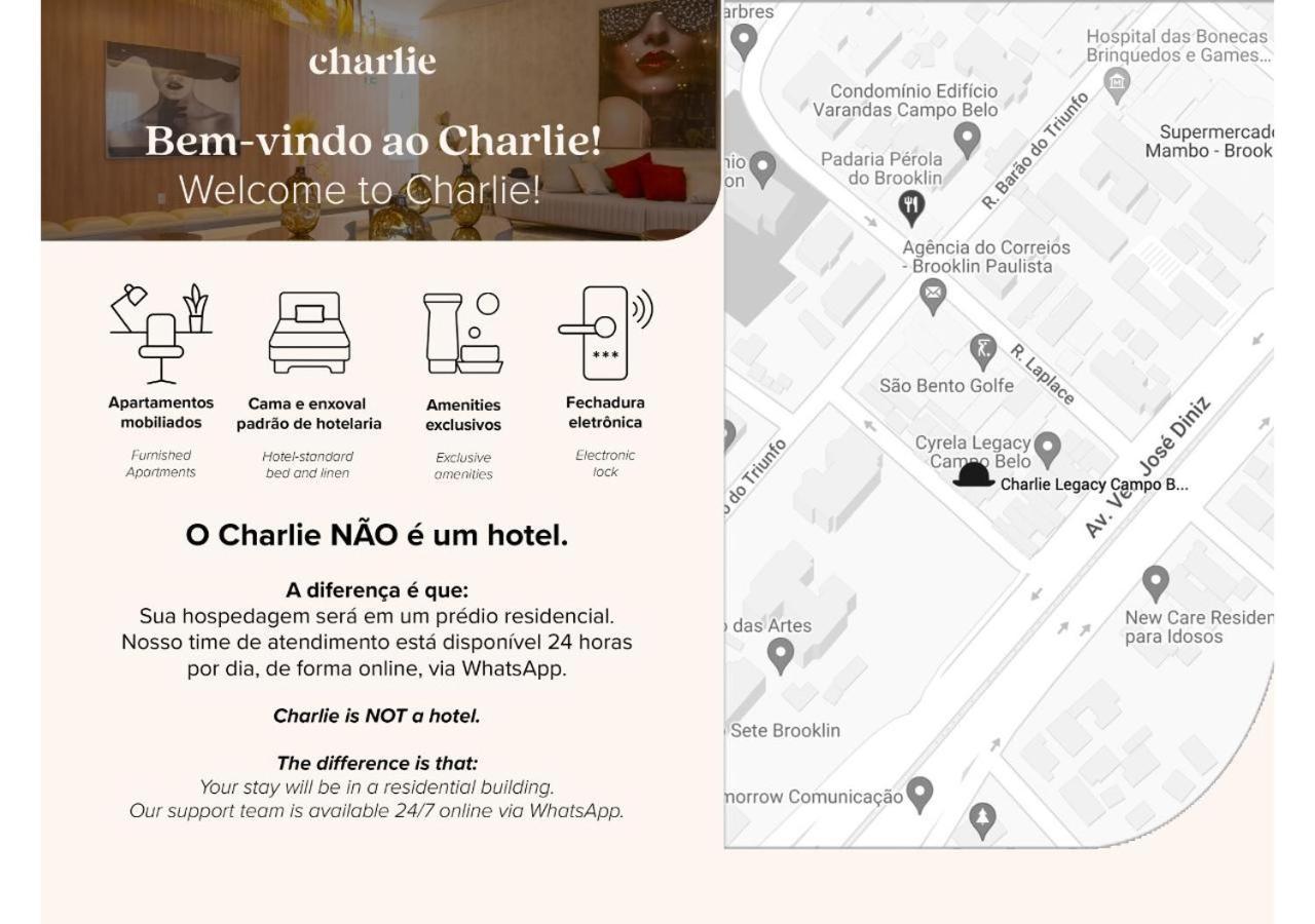 Charlie Legacy Campo Belo Apartment Sao Paulo