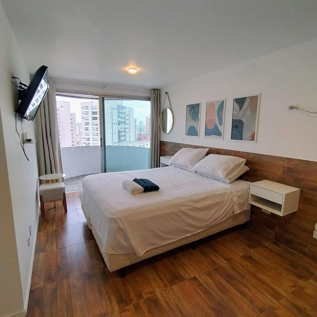 Lindo Flat Terraco Garagem Metro Liberdade Paraiso Apartamento São Paulo