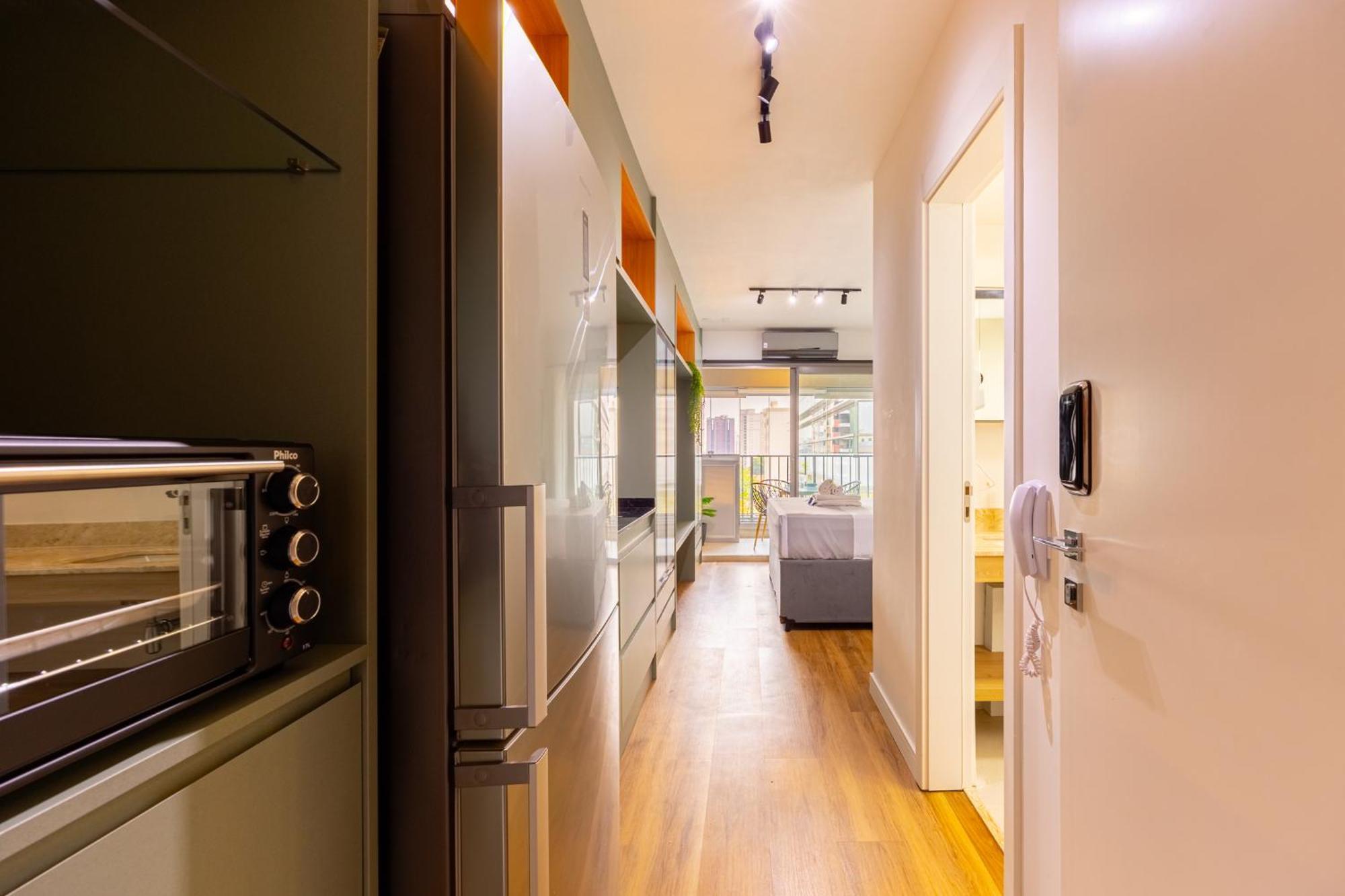 Apartamento Easy Star - Com Varanda Em Moema. - Ns01i