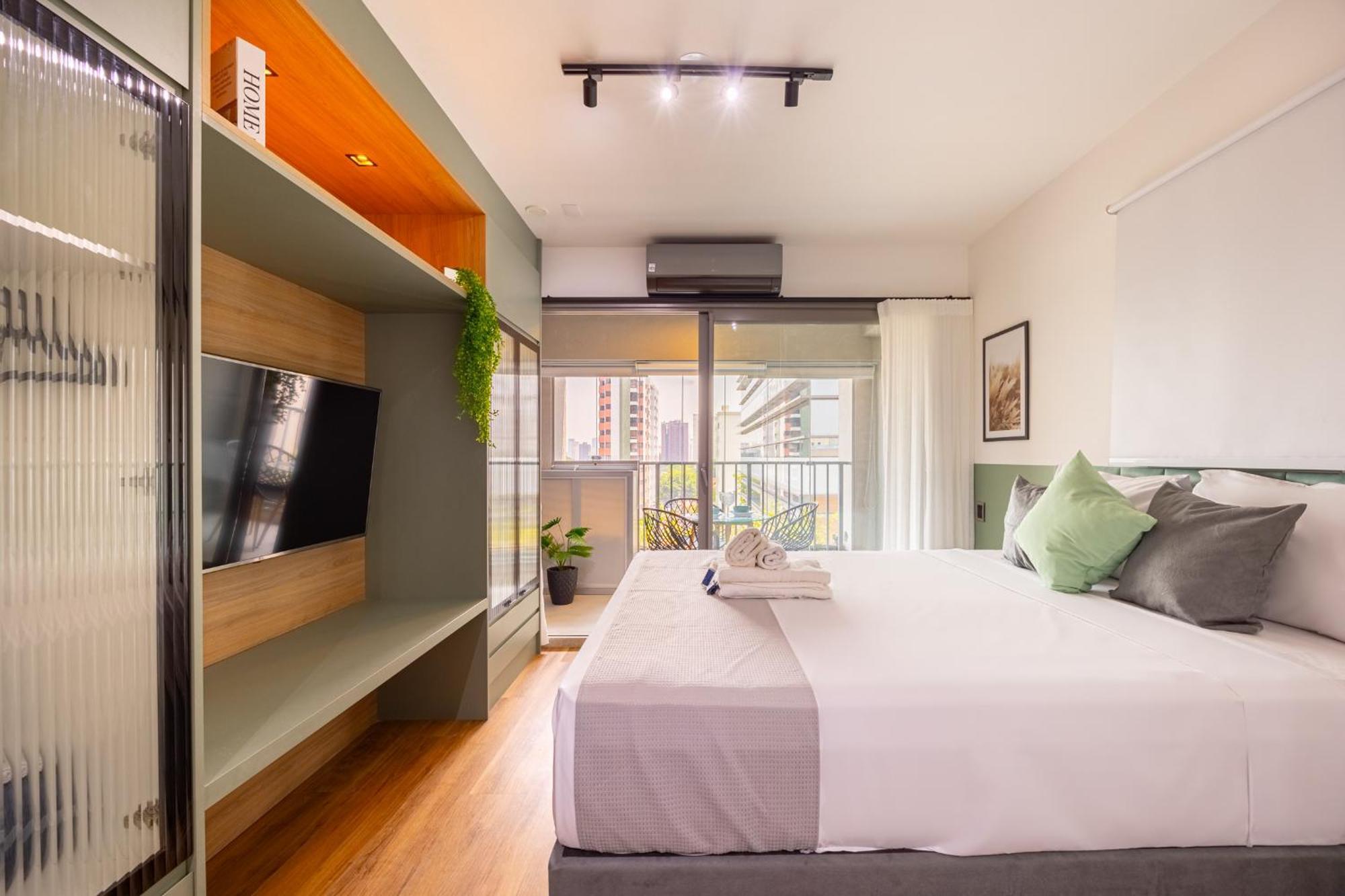 Easy Star - Com Varanda Em Moema. - Ns01i Apartamento