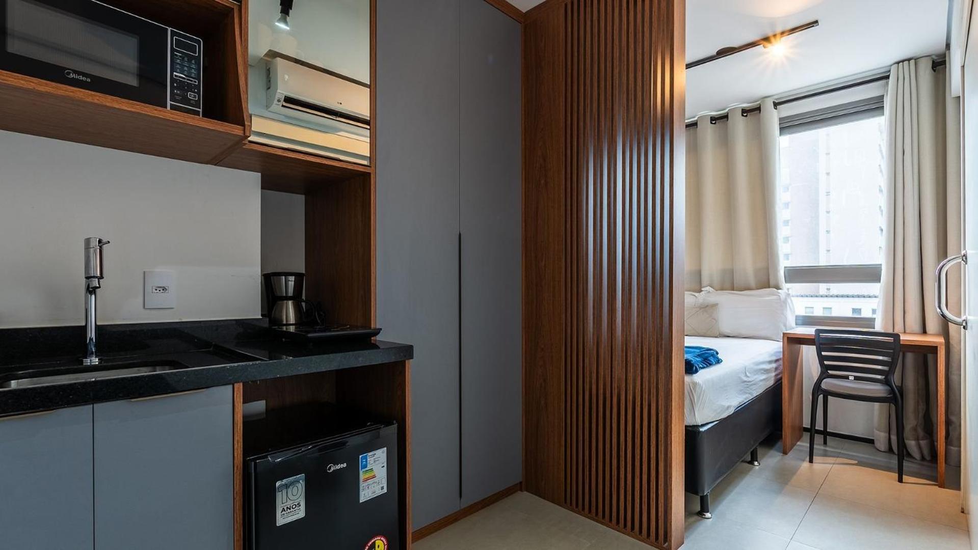 Novissimos Com Piscina No Rooftop E Vista O Allianz Parque Holiday home *