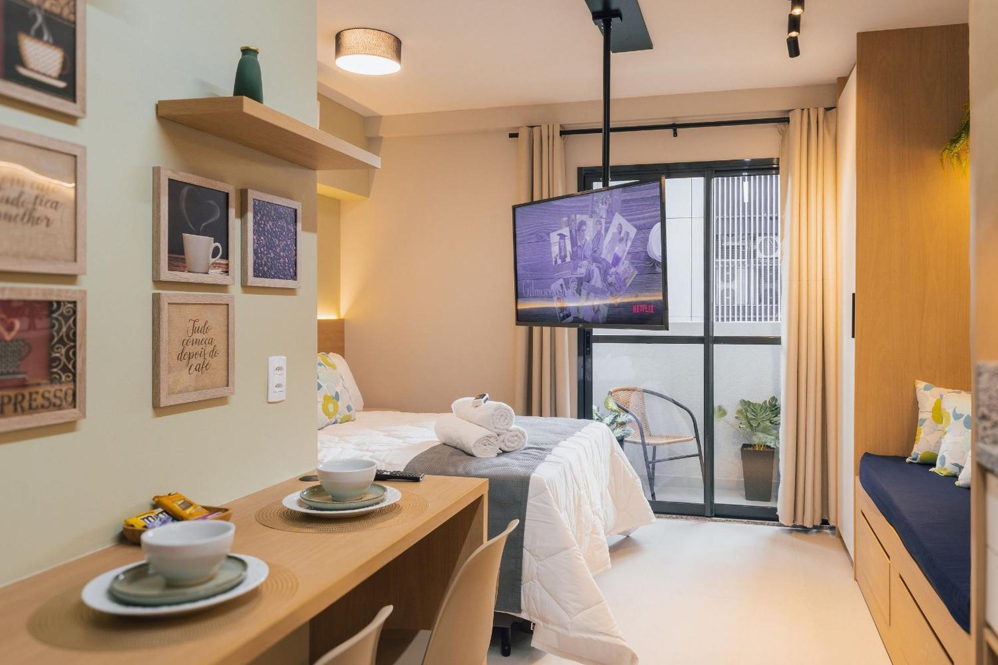 Rstar Faria Lima | Loft Novo C/ Ar E Ao Lado Metro Fradique Apartamento *