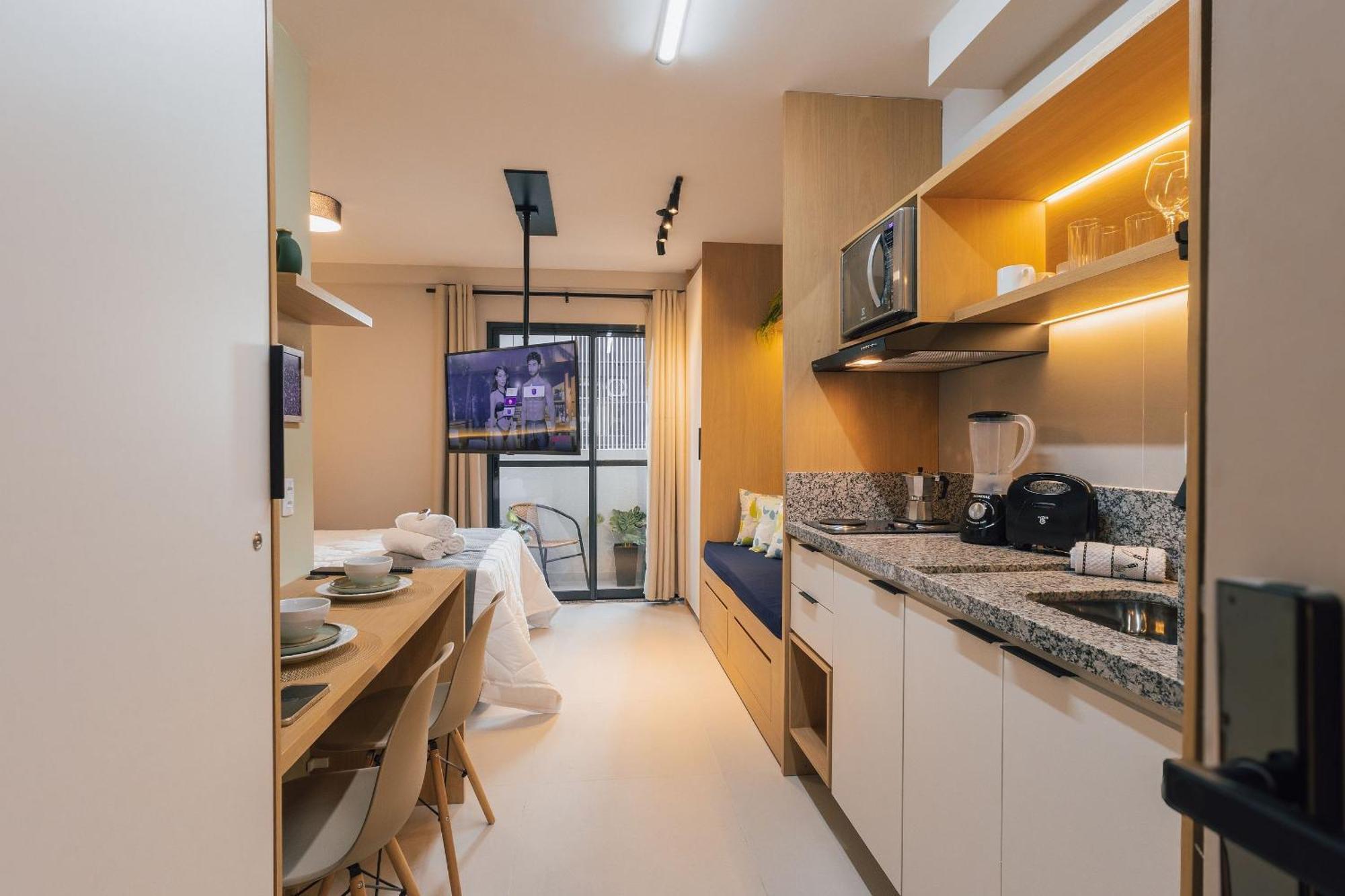 Apartamento Rstar Faria Lima | Loft Novo C/ Ar E Ao Lado Metro Fradique *