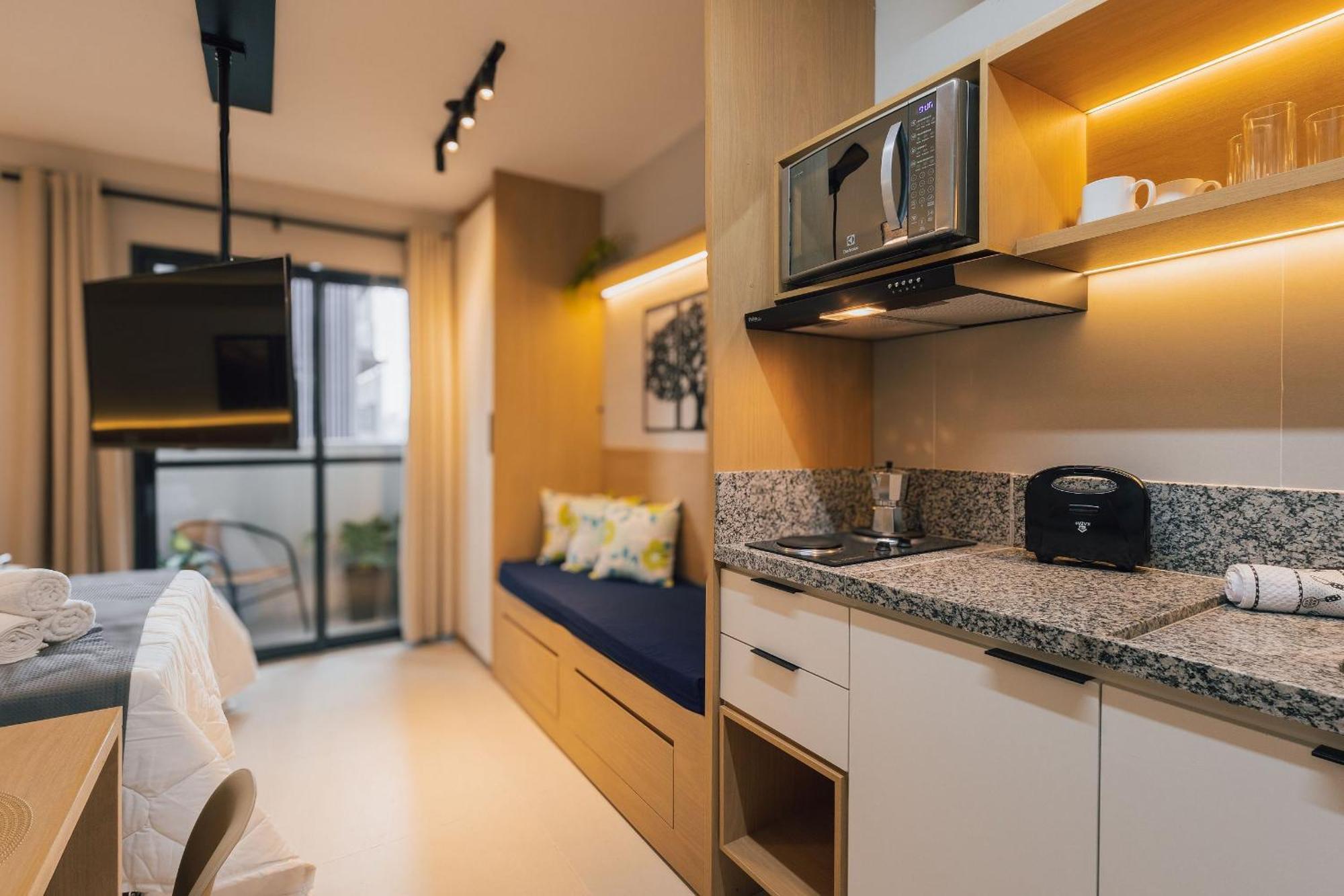Rstar Faria Lima | Loft Novo C/ Ar E Ao Lado Metro Fradique São Paulo