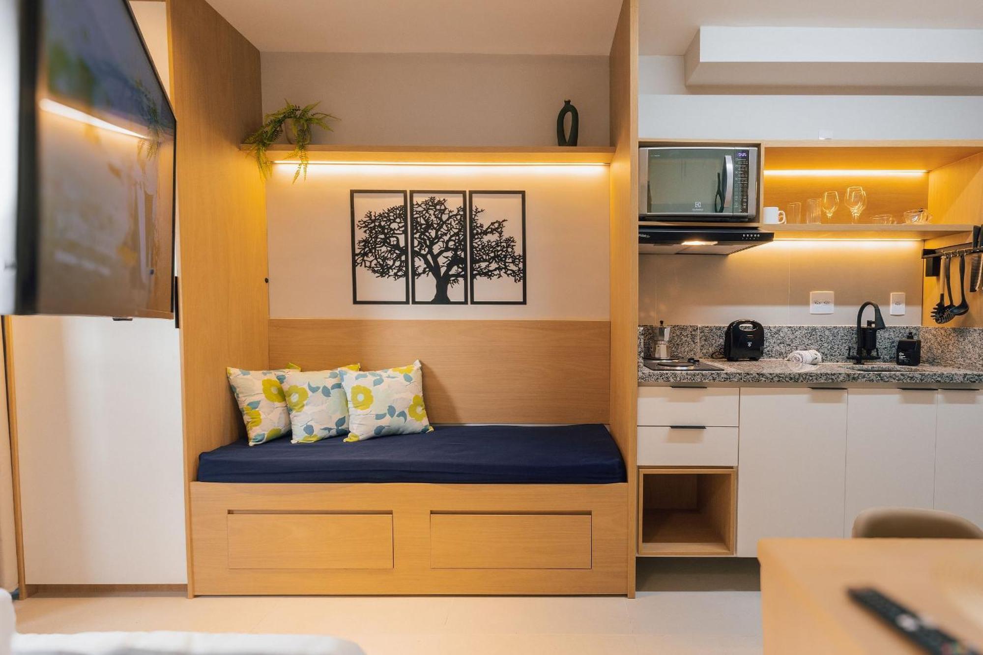 Rstar Faria Lima | Loft Novo C/ Ar E Ao Lado Metro Fradique São Paulo