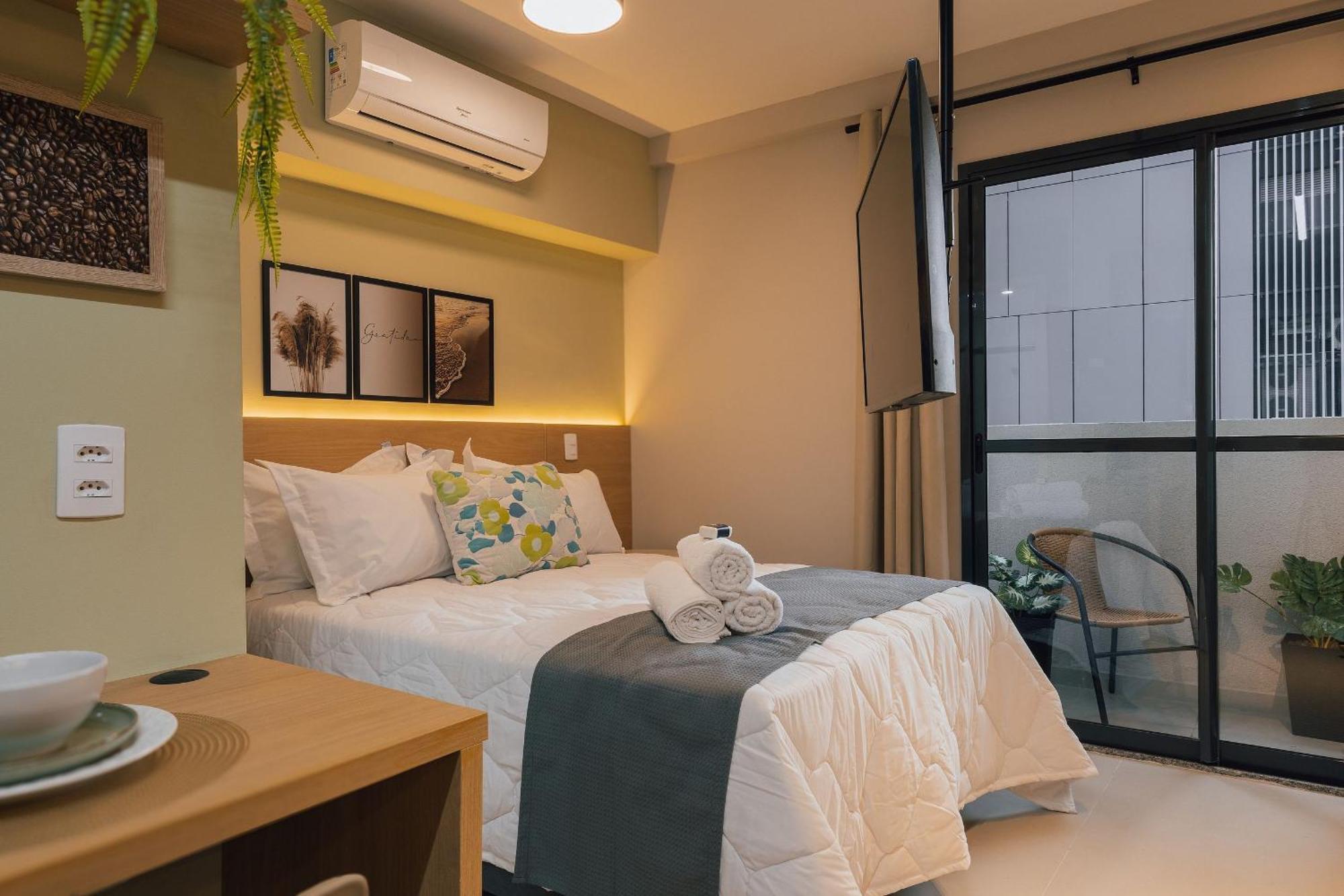 Apartamento Rstar Faria Lima | Loft Novo C/ Ar E Ao Lado Metro Fradique *