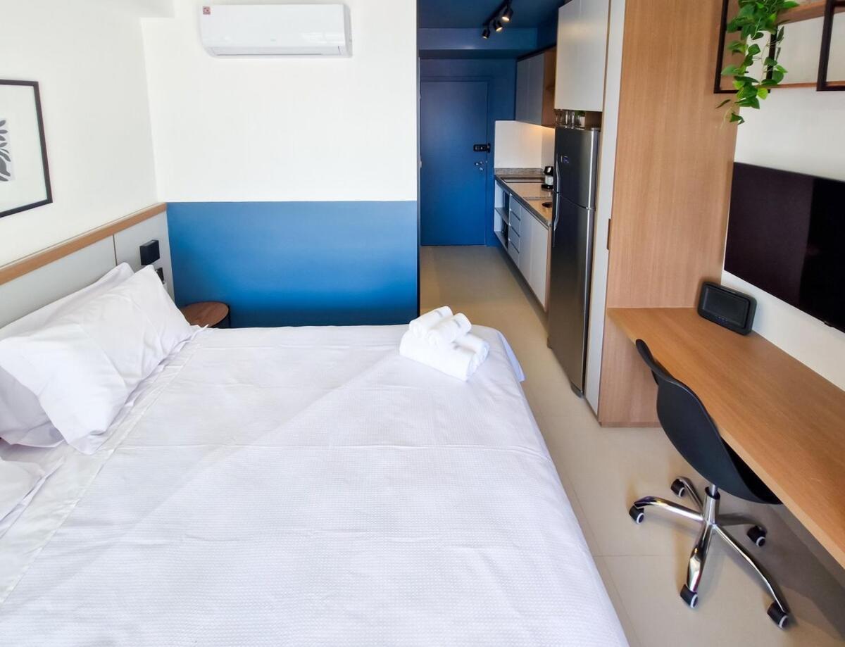 Apartamento Refugio Azul - A 3 Minutos Do Metro Mariana São Paulo