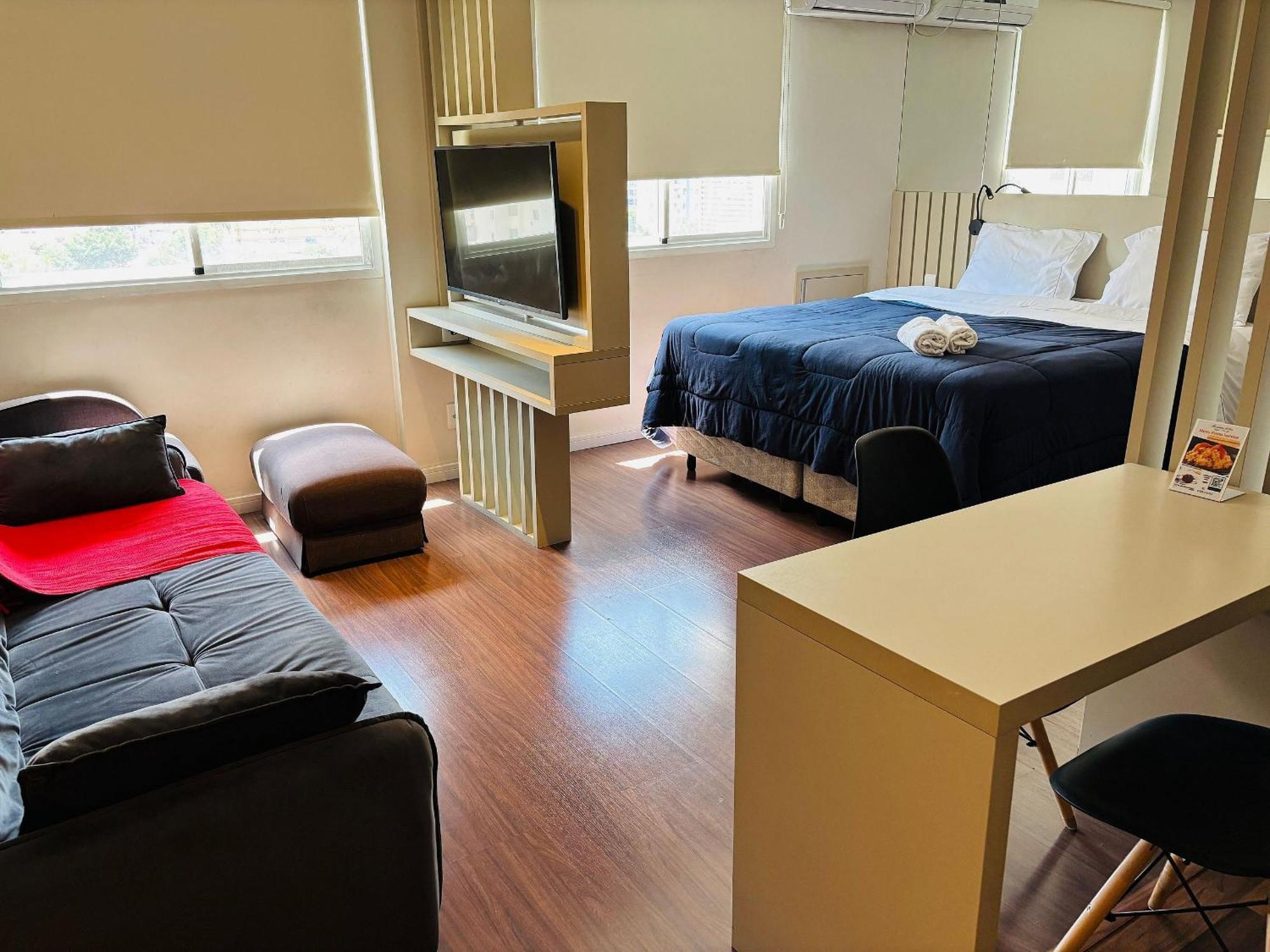Hotel Morada Executive Olimpia Ii - Flat Em Moderno Em Bairro Nobre