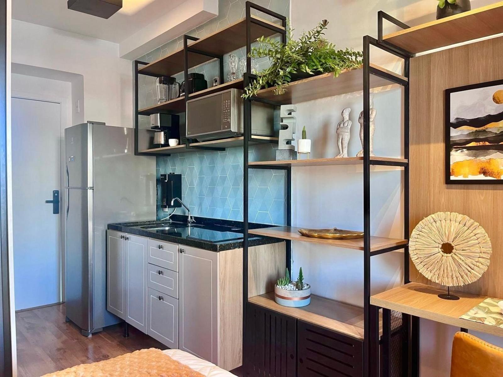 Rooftop - Garagem, Cama Queen, A/c E Piscina - V. Madalena - 15 Min Da Faria Lima Apartment *
