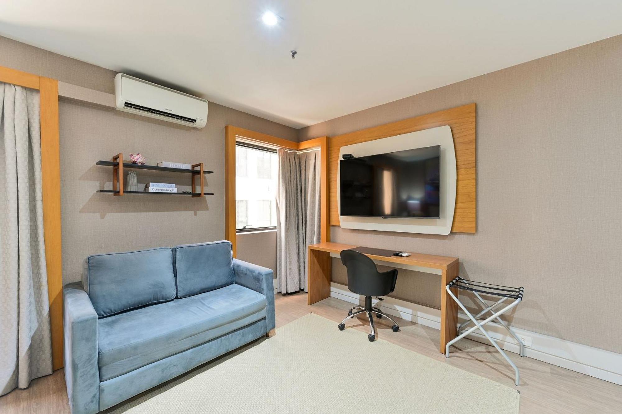 Apartamento 503 Flat Particular Dentro Do Transamerica Faria Lima + Sofa-cama! *