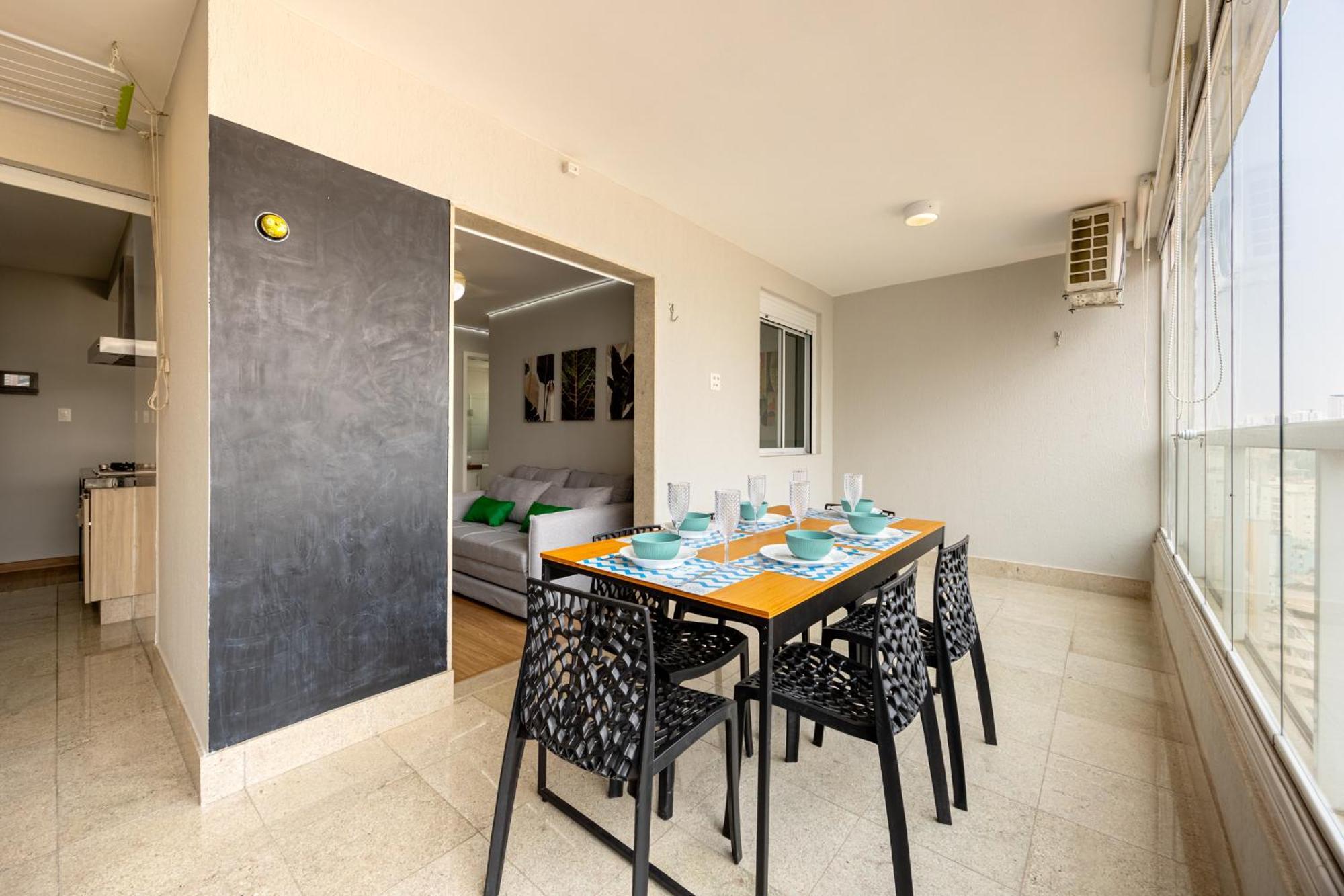 Apartment Easy Star - Belo Apto C/ 2 Quartos, Vaga E Varanda Na Paulista - Np01i *