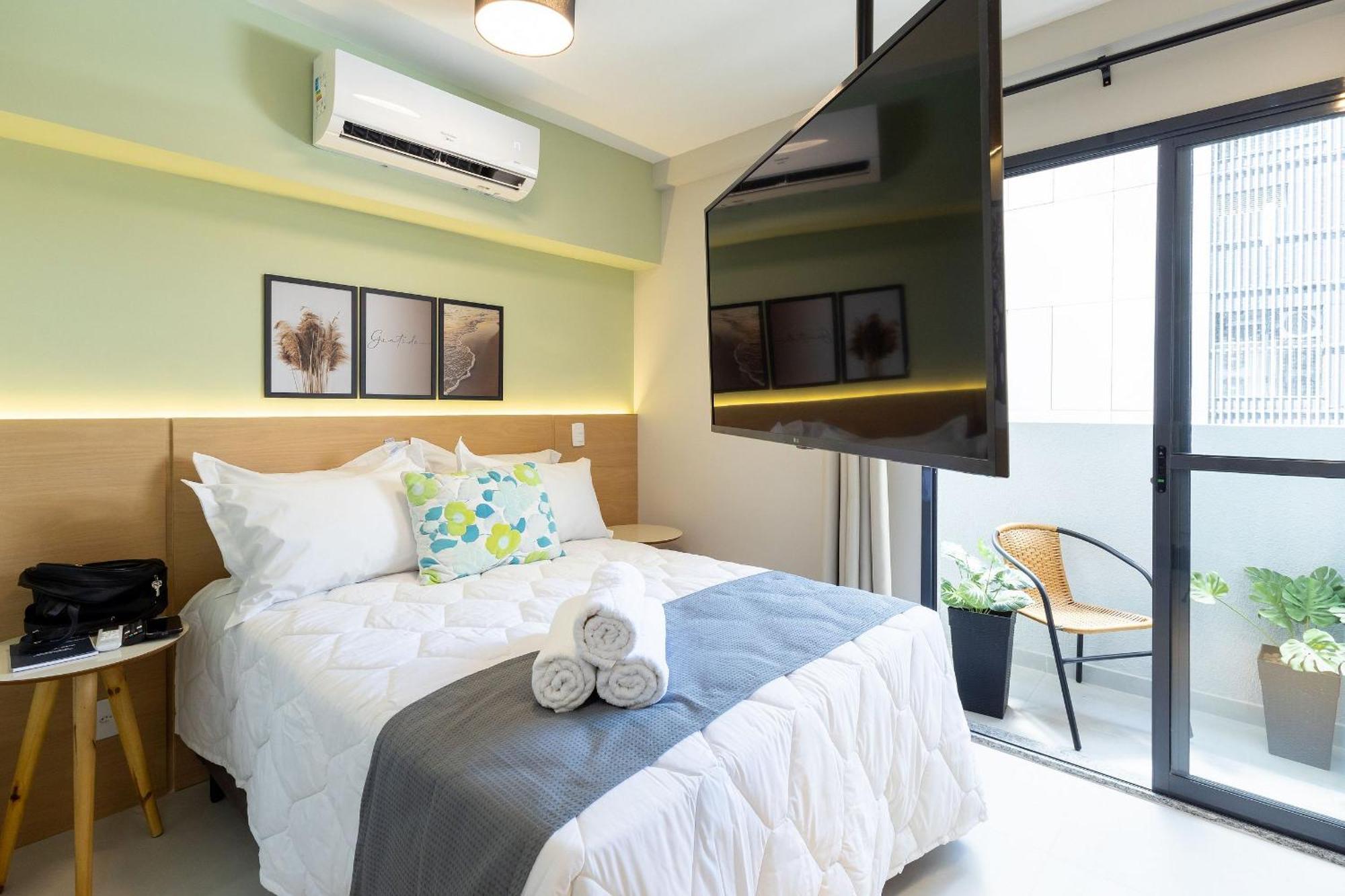 Rstar Faria Lima | Loft Novo C/ Ar E Ao Lado Metro Fradique *