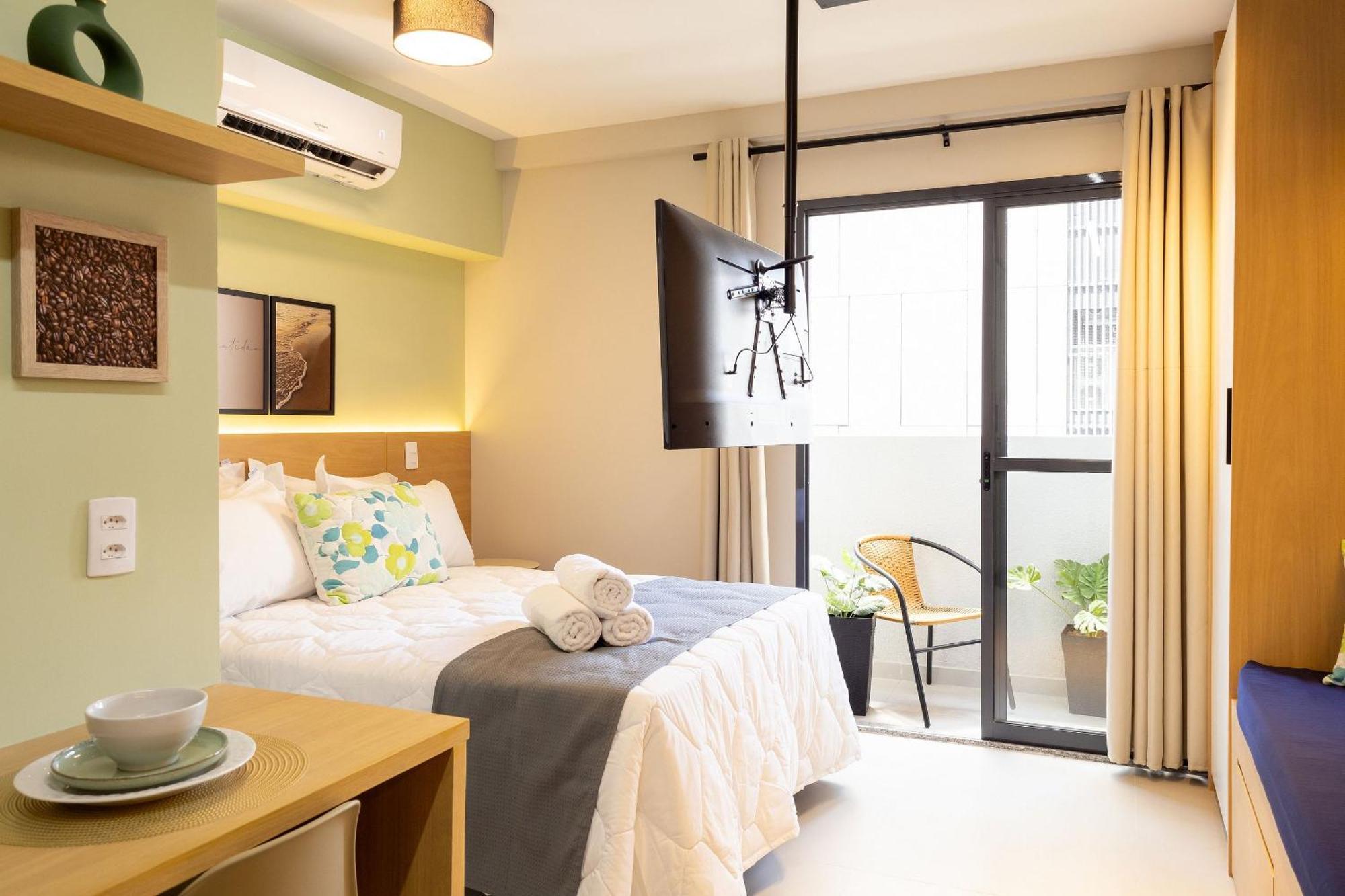 Rstar Faria Lima | Loft Novo C/ Ar E Ao Lado Metro Fradique Apartamento *