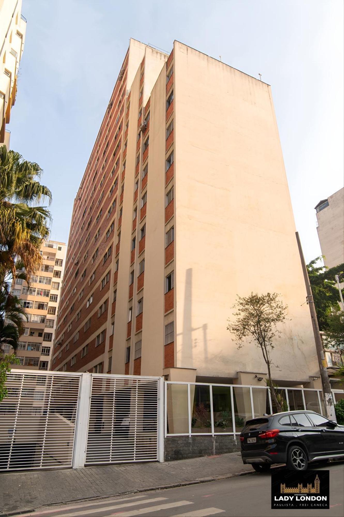 Lady London Paulista 2 Quartos Ar-condicionado Estacionamento Gratis Na Rua Herculano De Freitas Bela Vista Proximo A Av Paulista Hospital Sirio Libanes E Shopping Frei Caneca Apartamento *