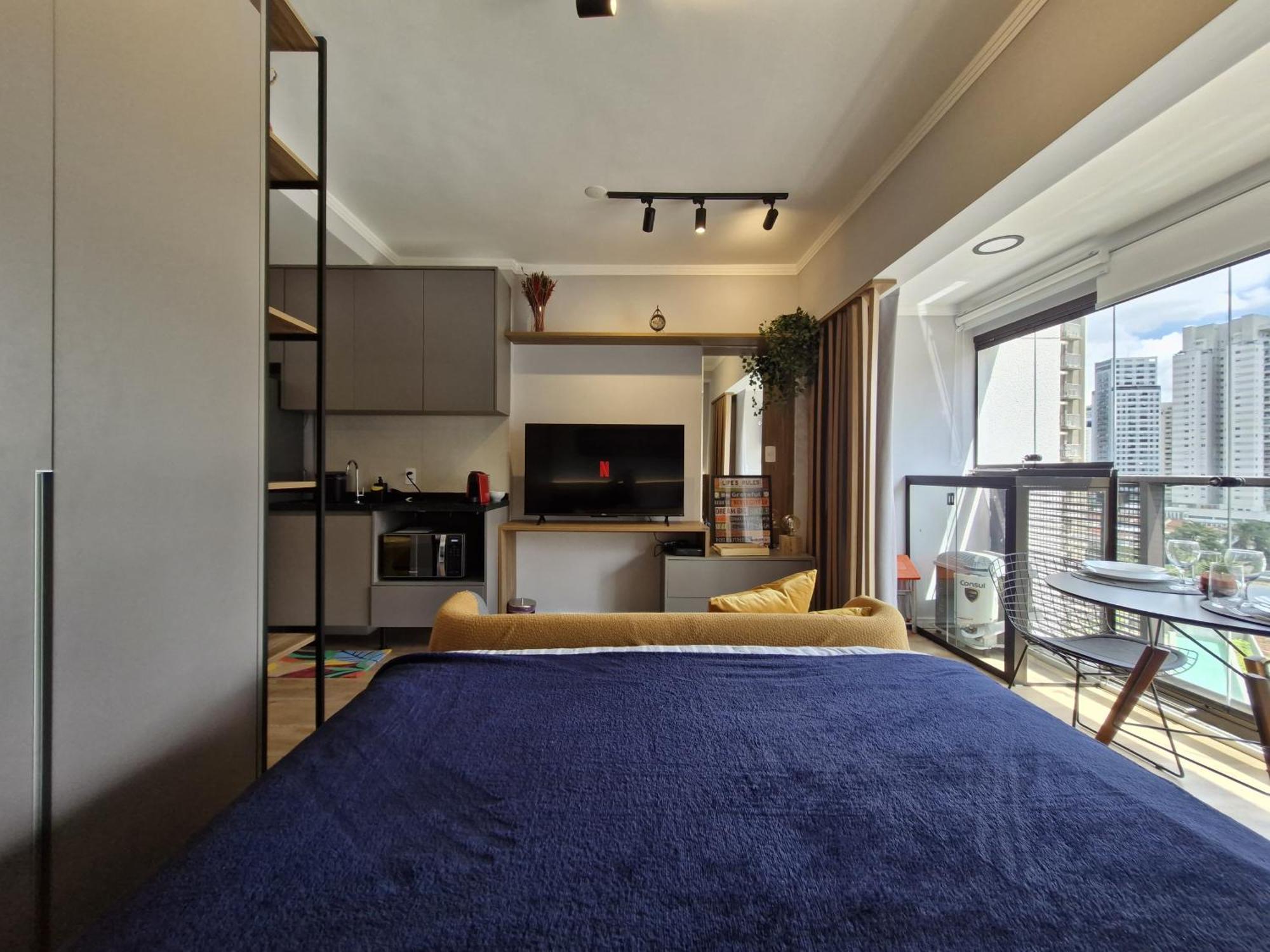 Pratico No Brooklin Prox Ao Metro Apartment Sao Paulo