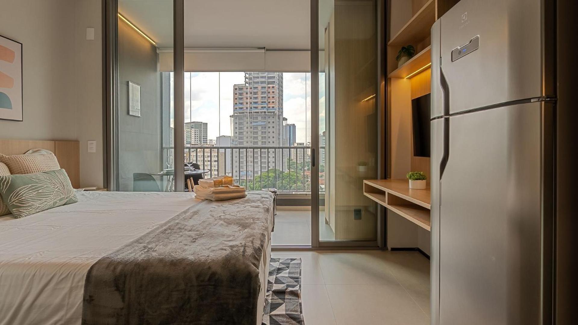 Novissimos Com Piscina No Rooftop E Vista O Allianz Parque Holiday home *