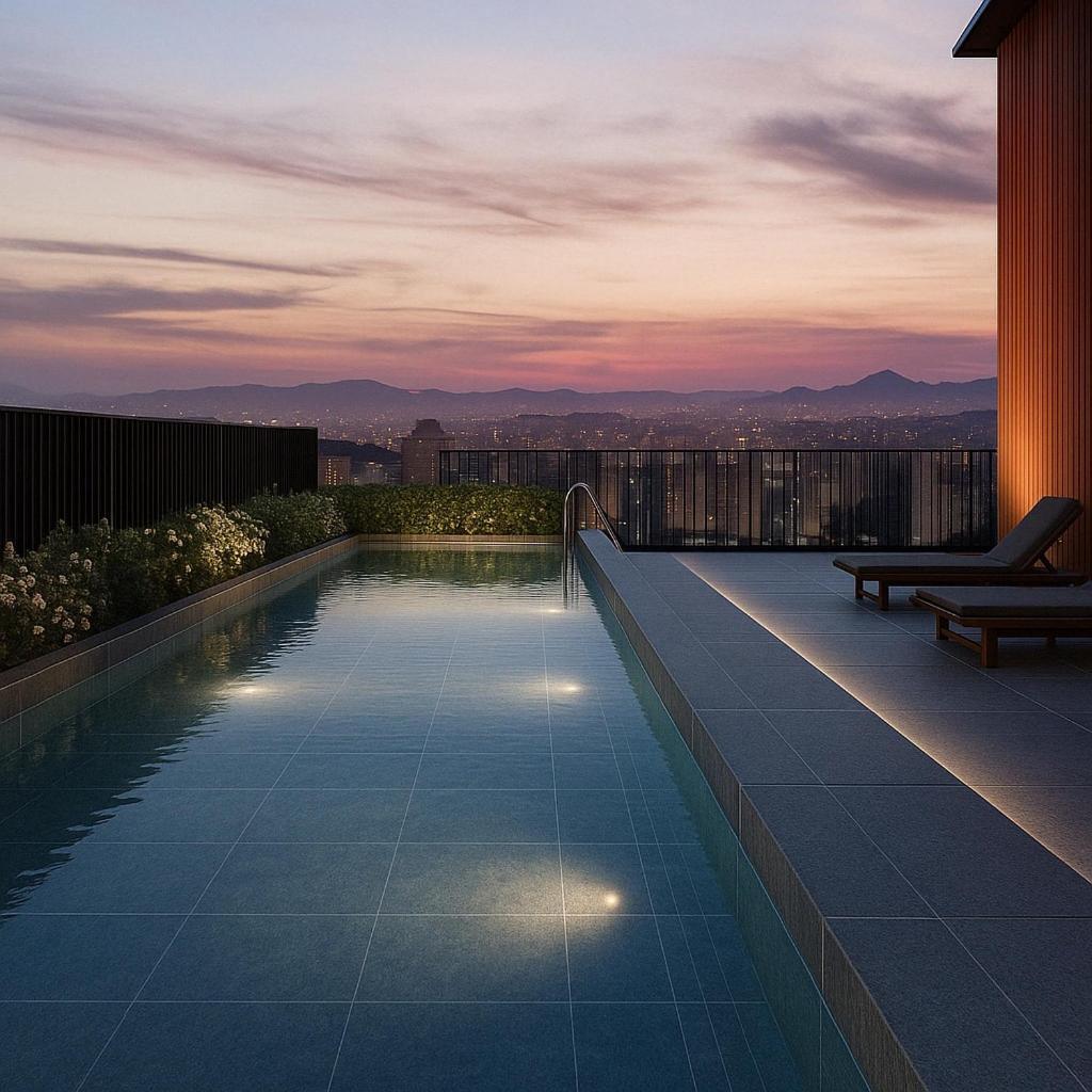 Allianz - Modern With Allianz View & Rooftop Pool Apartamento