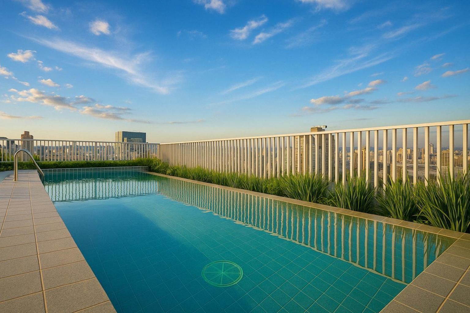 Apartamento 2307 - Infinity Pool Studio, Allianz Front, Fully Equipped & Modern ! *