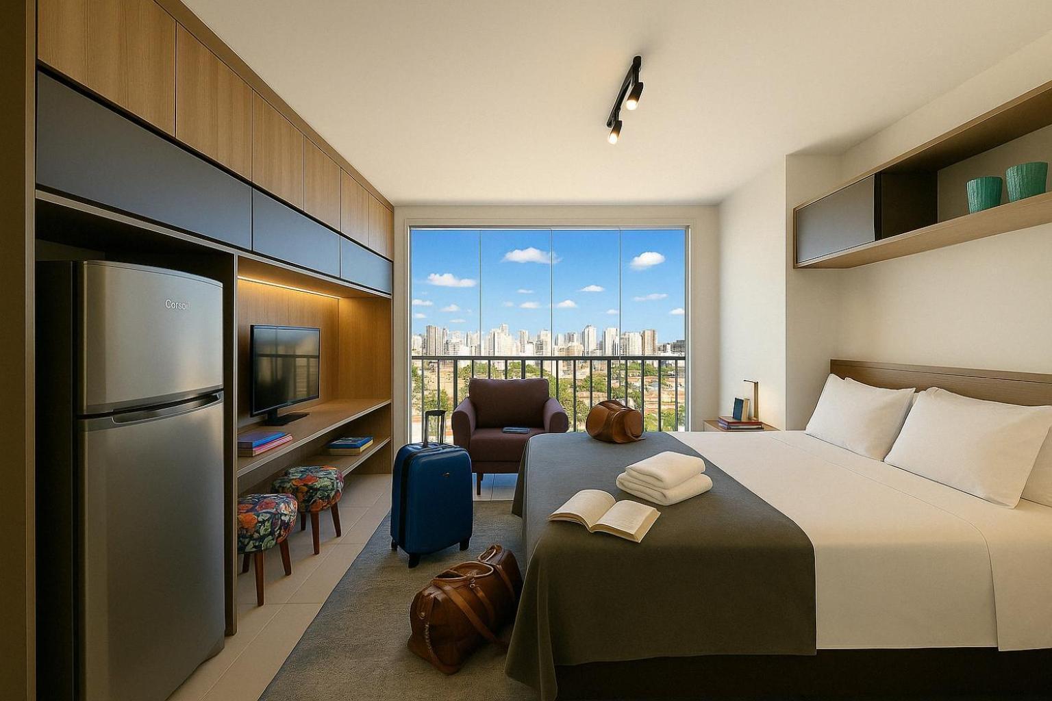 2307 - Infinity Pool Studio, Allianz Front, Fully Equipped & Modern ! Apartamento *