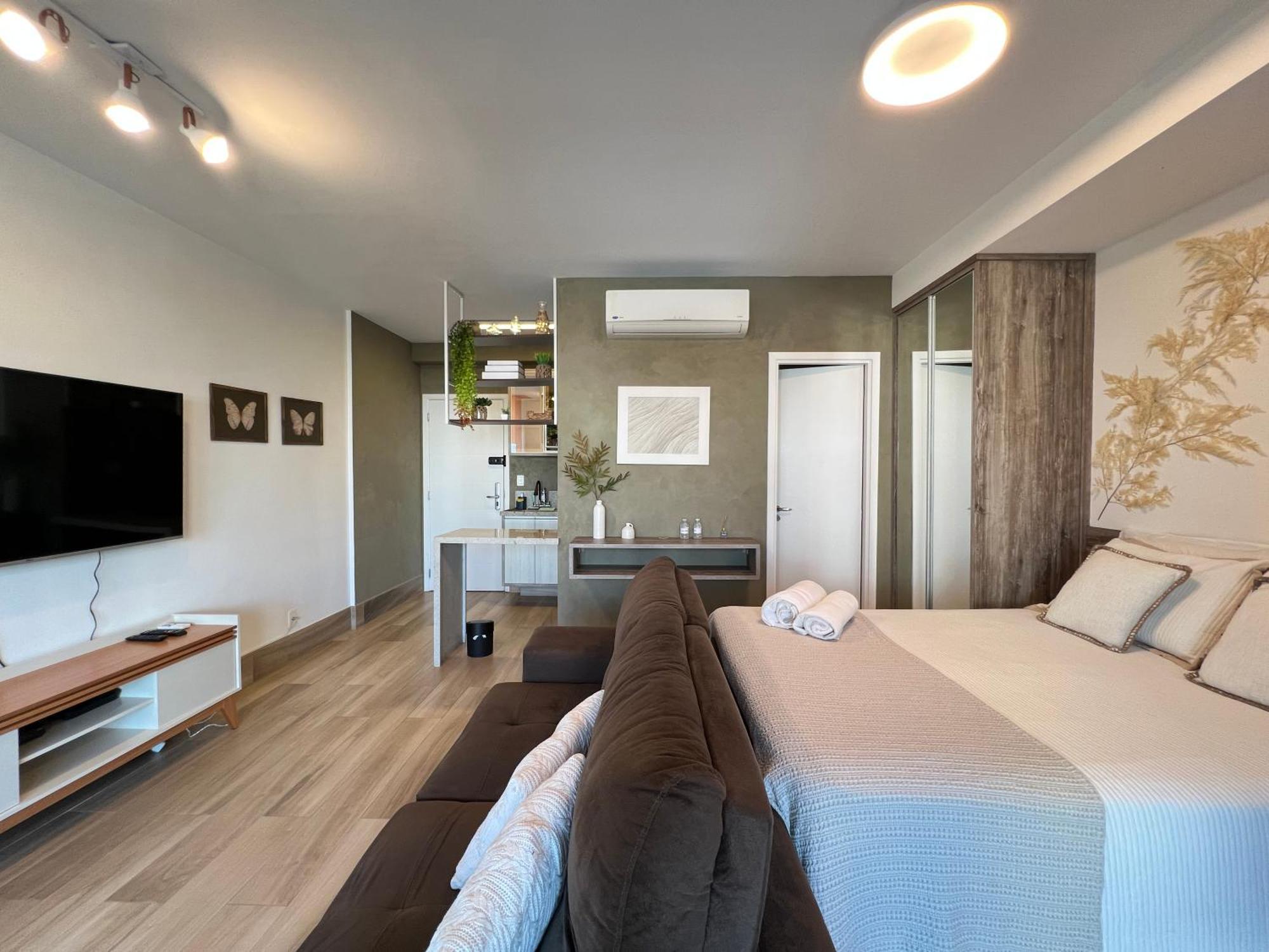 Acropole Habitarte - Studio Novo, Cool E Silencioso - Piscina E Ar No Brooklin * Sao Paulo