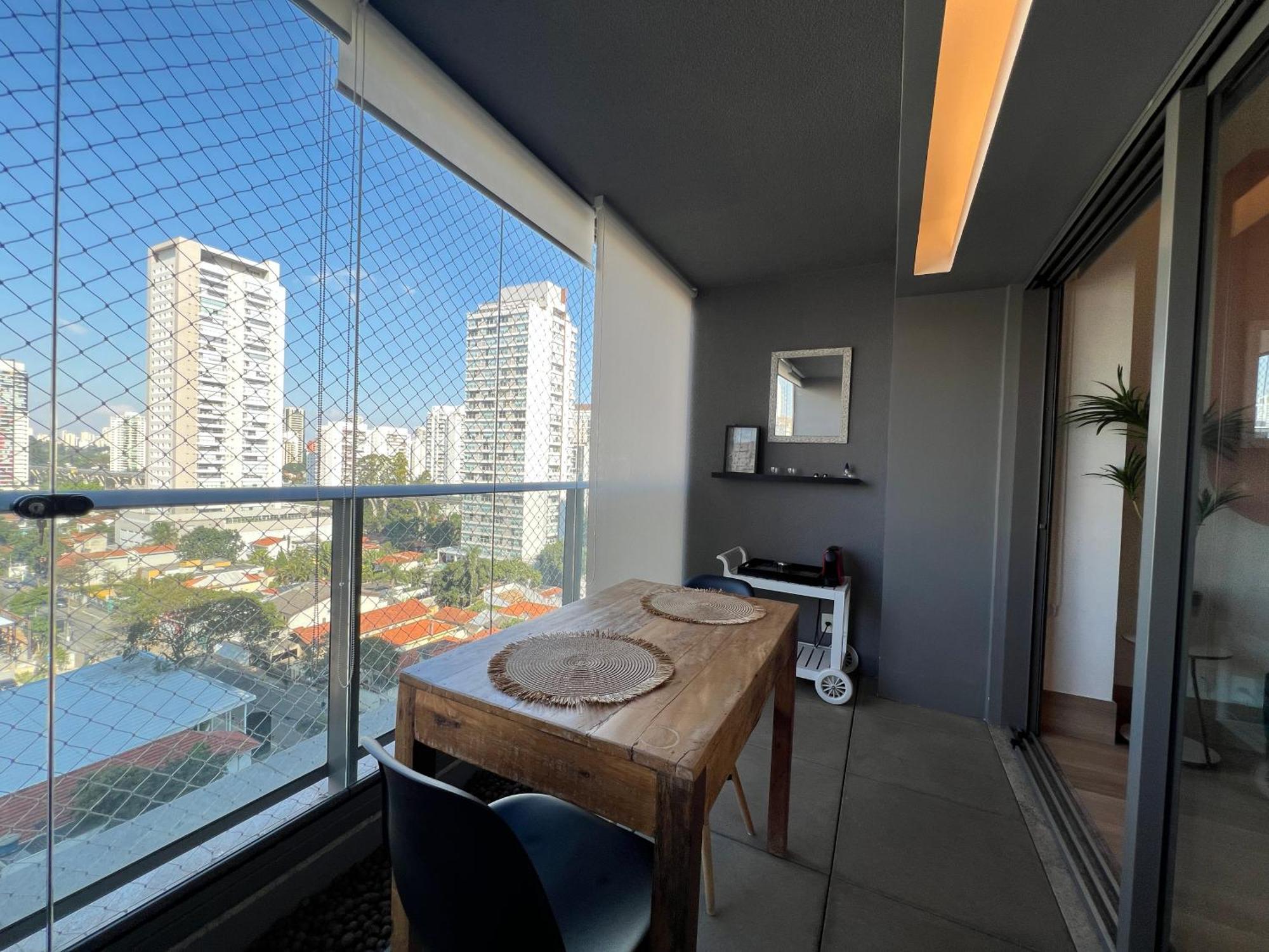 Apartment Acropole Habitarte - Studio Novo, Cool E Silencioso - Piscina E Ar No Brooklin Sao Paulo