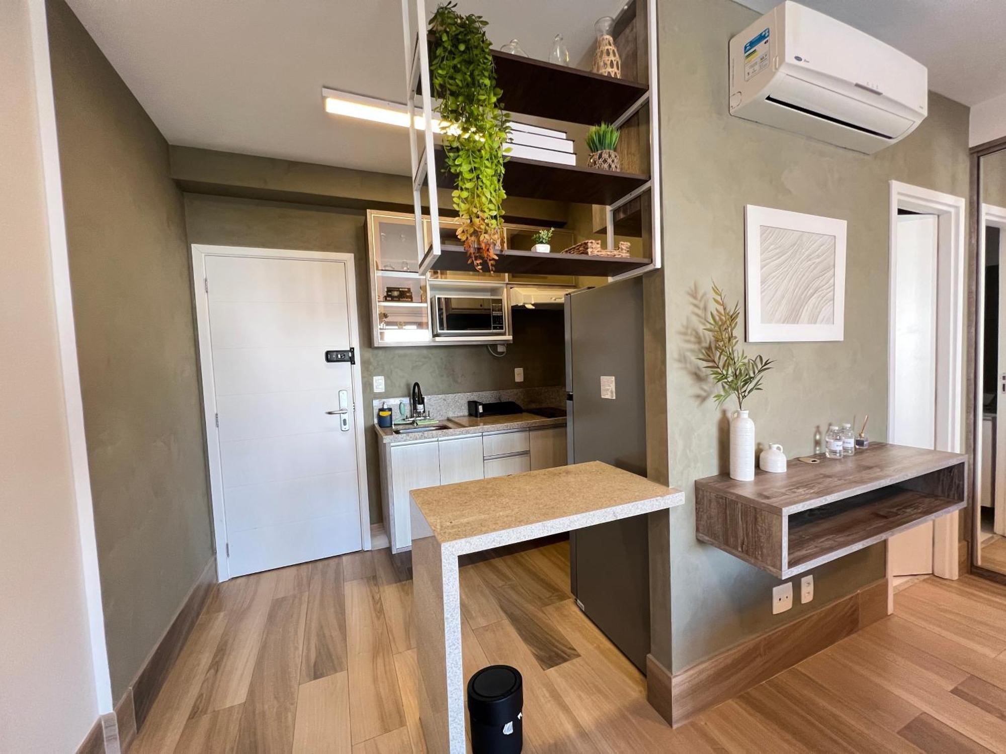 Acropole Habitarte - Studio Novo, Cool E Silencioso - Piscina E Ar No Brooklin Apartment *