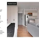 Studio sofisticado com garagem próximo ao Ibirapuera - Vila Nova Conceição