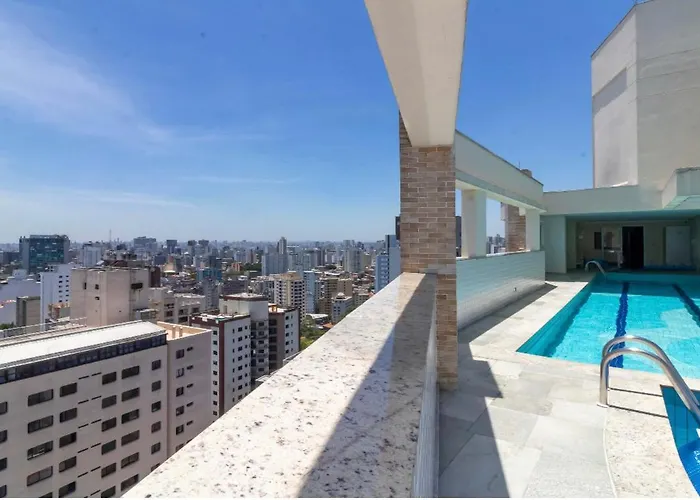 Mcbv1- Piscina Cobertura Vista Sp Garagem Frei Caneca 44M2