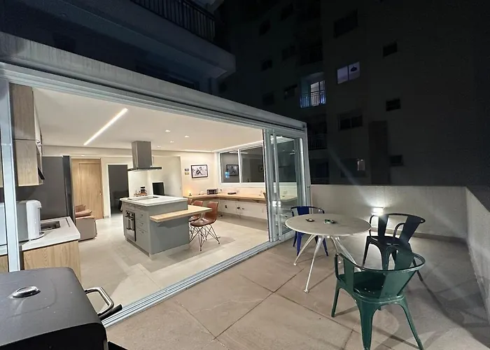 Lk906 Apto Com Terraco Privativo E Cozinha Completa