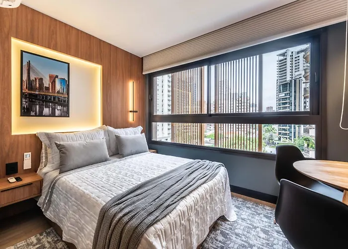 Elegancia Em Moema - Studio Com Vista E Design - M1