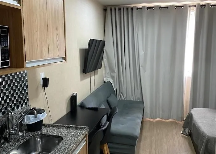 Studio Completo No Bras Com Piscina/Metro Bras
