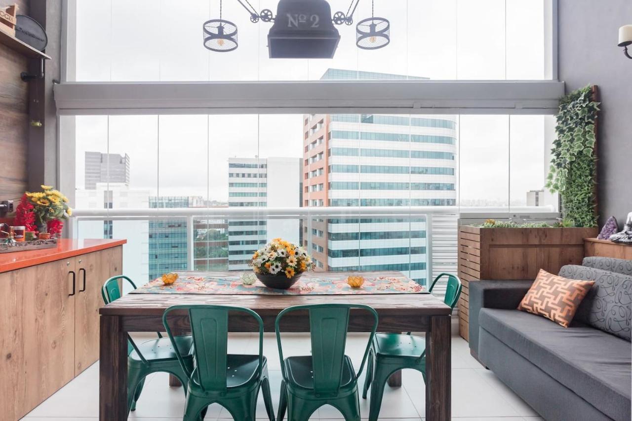 Apartamento Edificio Summit Pinheiros: View Balcony With Pool & Fitness Near Subway São Paulo