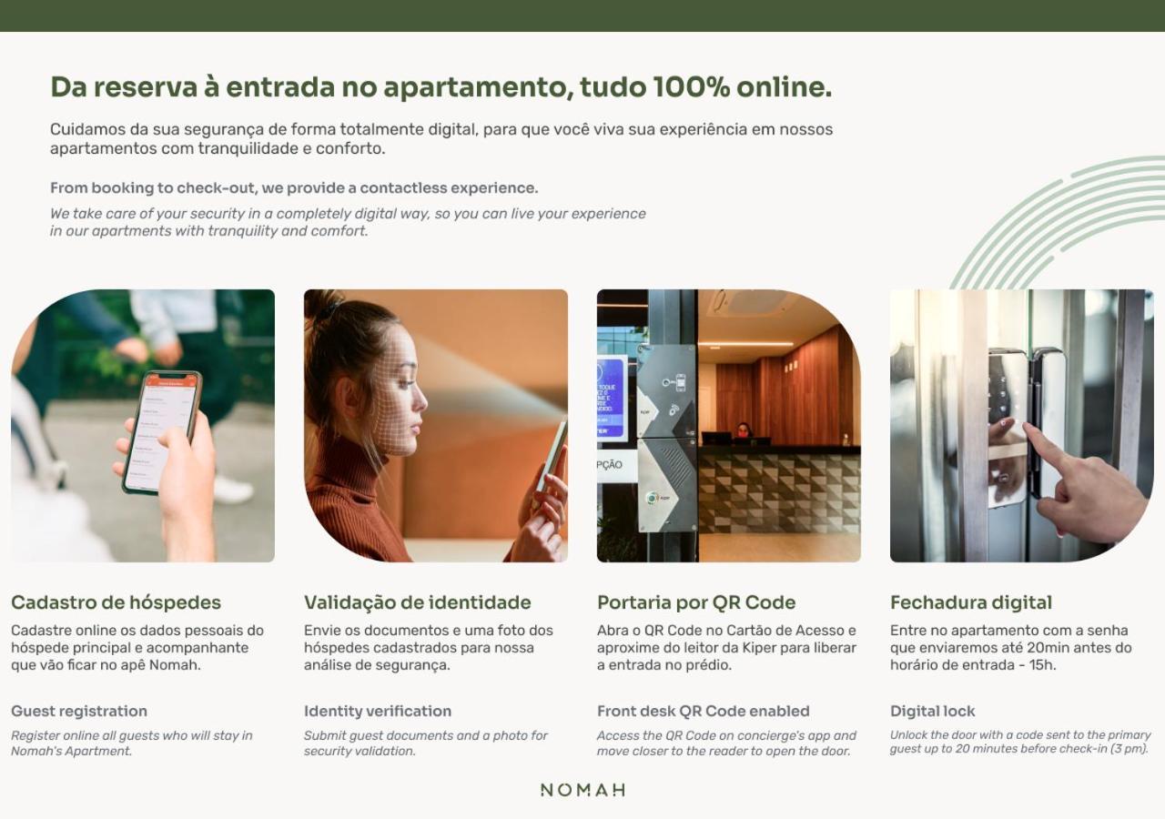 Apartamento Nomah - Aptos por Temporada no Campos Elíseos *