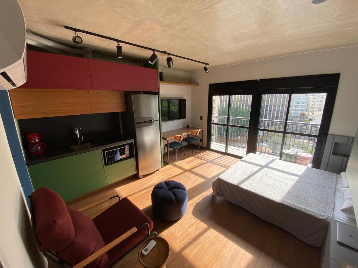 97 New Next Paulista Av, Fast Wifi And Balcony Apartment