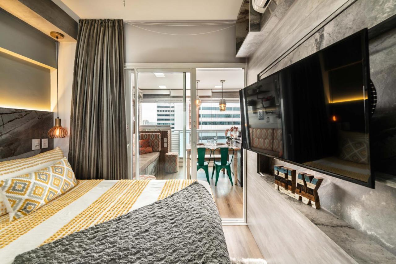 Edificio Summit Pinheiros: View Balcony With Pool & Fitness Near Subway São Paulo
