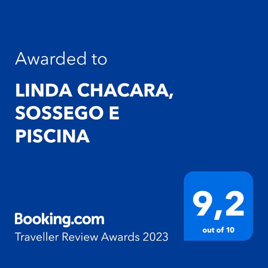 Linda Chacara, Sossego E Piscina Casa de férias *