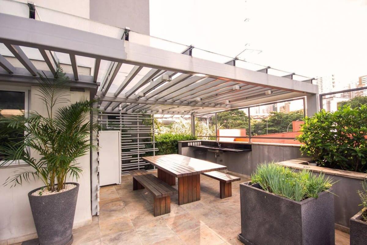 Apartamento Bhomy Paulista Incrivel Cozinha Avarandada Bp22 *