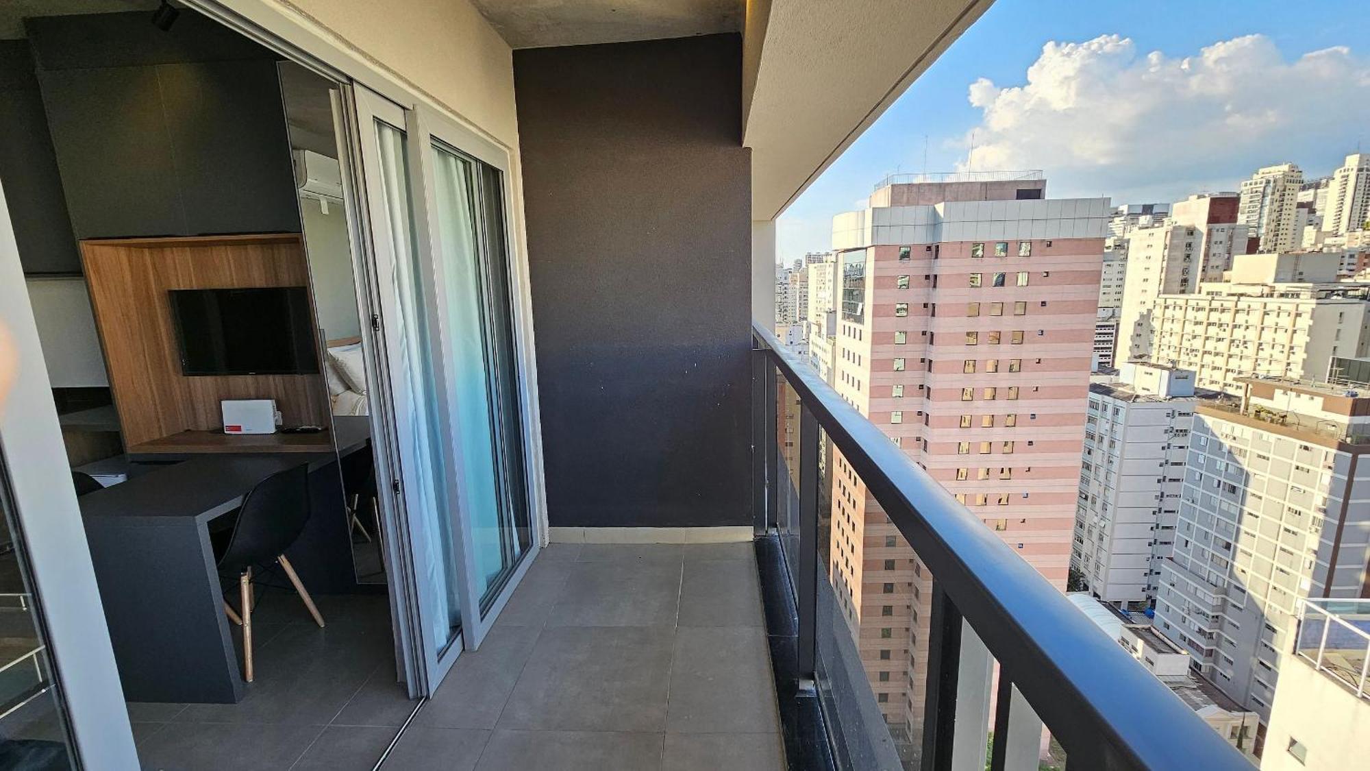 Apartamento Jardins 21º Andar Com A/C, Piscina Em 6X Sem Juros *