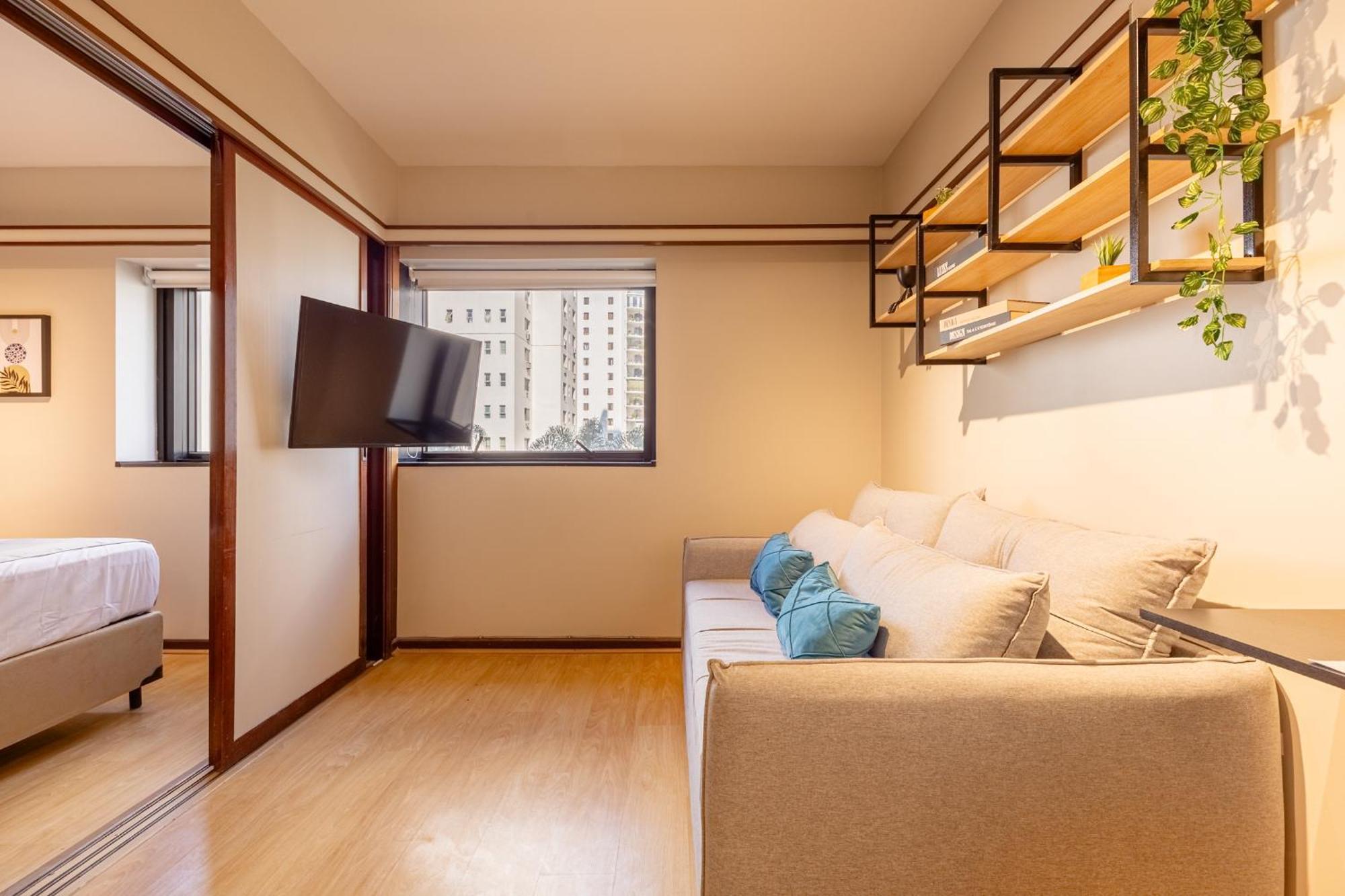 Apartment Easy Star - Aconchegante Flat Perto Do Shopping Pamplona - Hq03i *