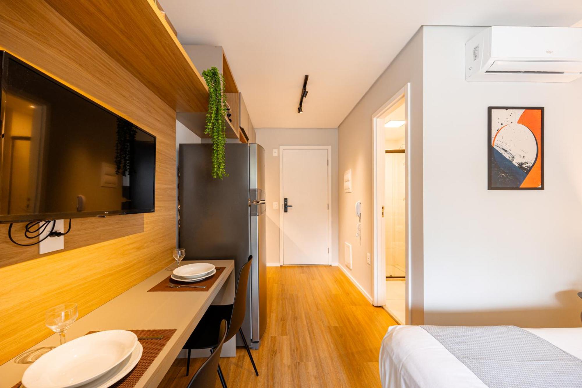 Apartment Easy Star - Charmoso No Novo Brooklin - Is03i Sao Paulo