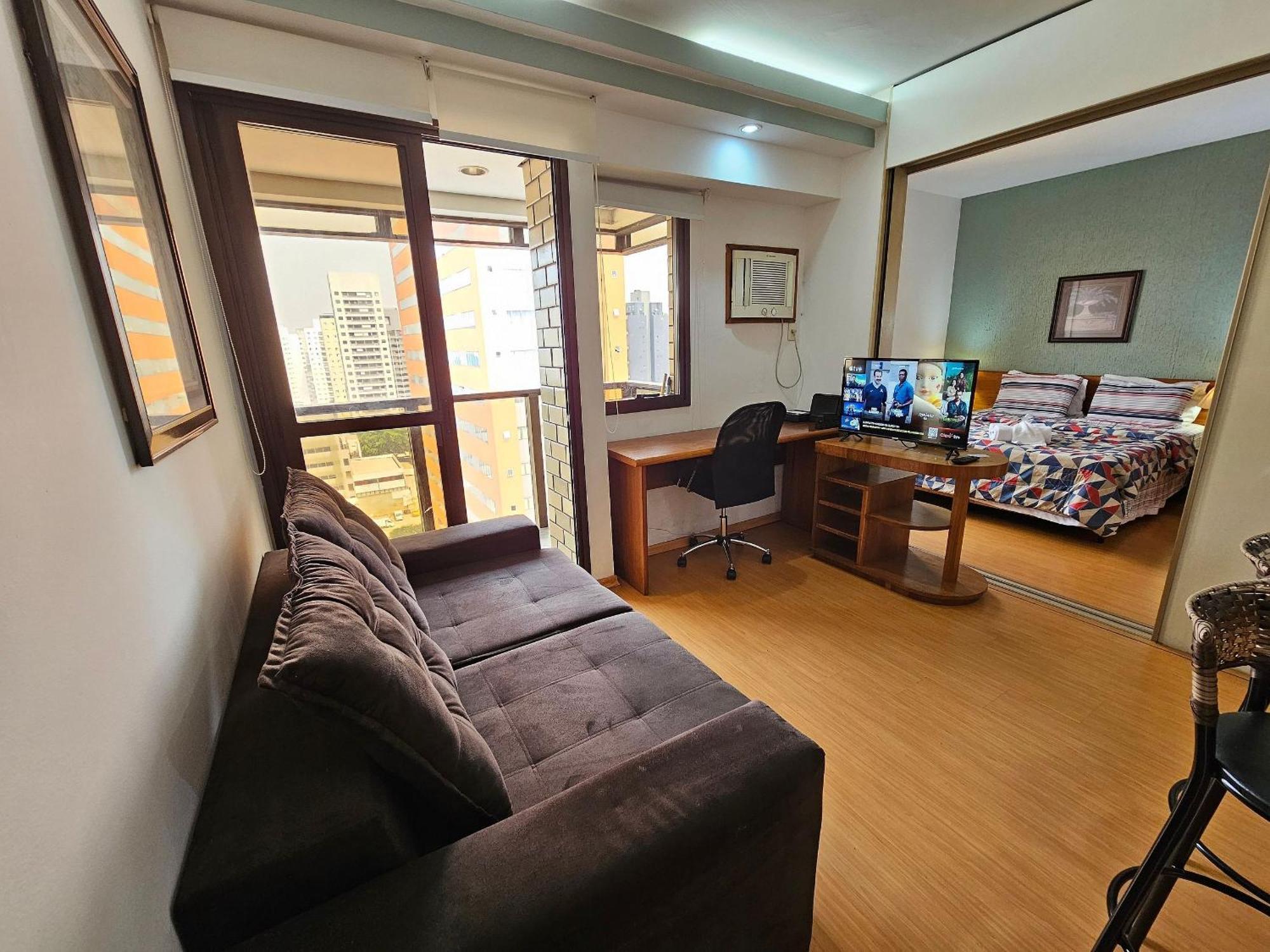 Qi Ibirapuera Com Cozinha E Sacada Apartment Sao Paulo