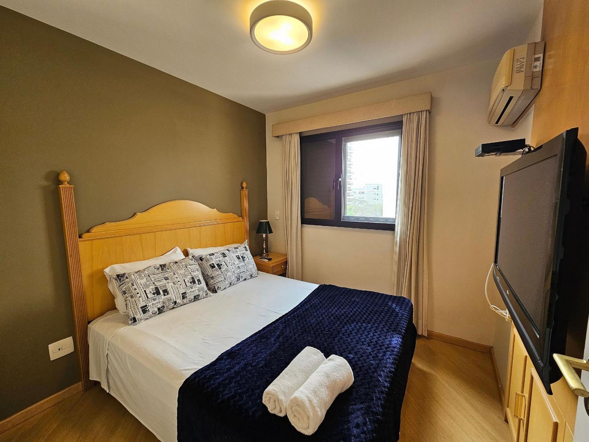 Apartamento Flat C/ Um Em Moema E Cozinha Completa Uh65