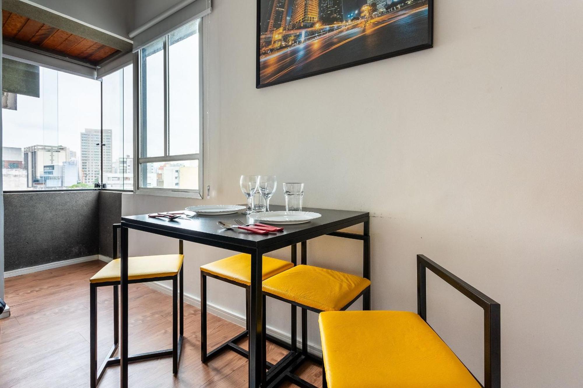 Fabuloso Flat Com Garagem - Sp - 1307 Apartment