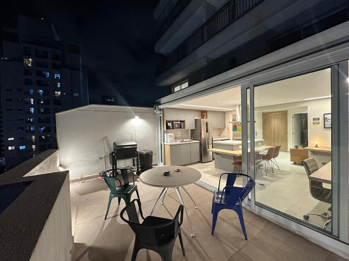 Lk906 Apto Com Terraco Privativo E Cozinha Completa Apartamento São Paulo